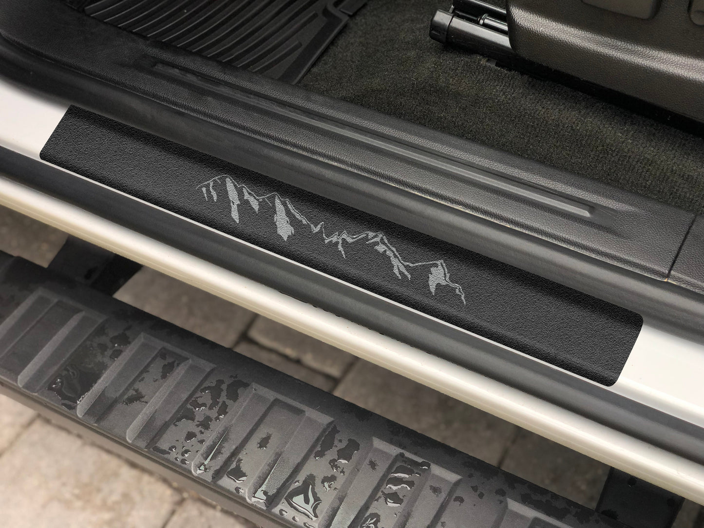Door Sill Protection Overlays Fits 2015-2022 GMC Canyon by Tufskinz.com
