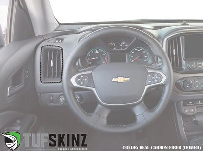 A/C Vent Surround Accent Overlays Fits 2015-2022 Chevrolet Colorado by Tufskinz.com