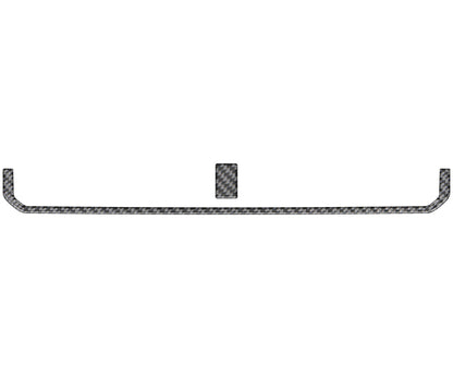 Center A.C. Vent Accent Trim Fits 2023-2026 Chevrolet Colorado & GMC Canyon by Tufskinz.com