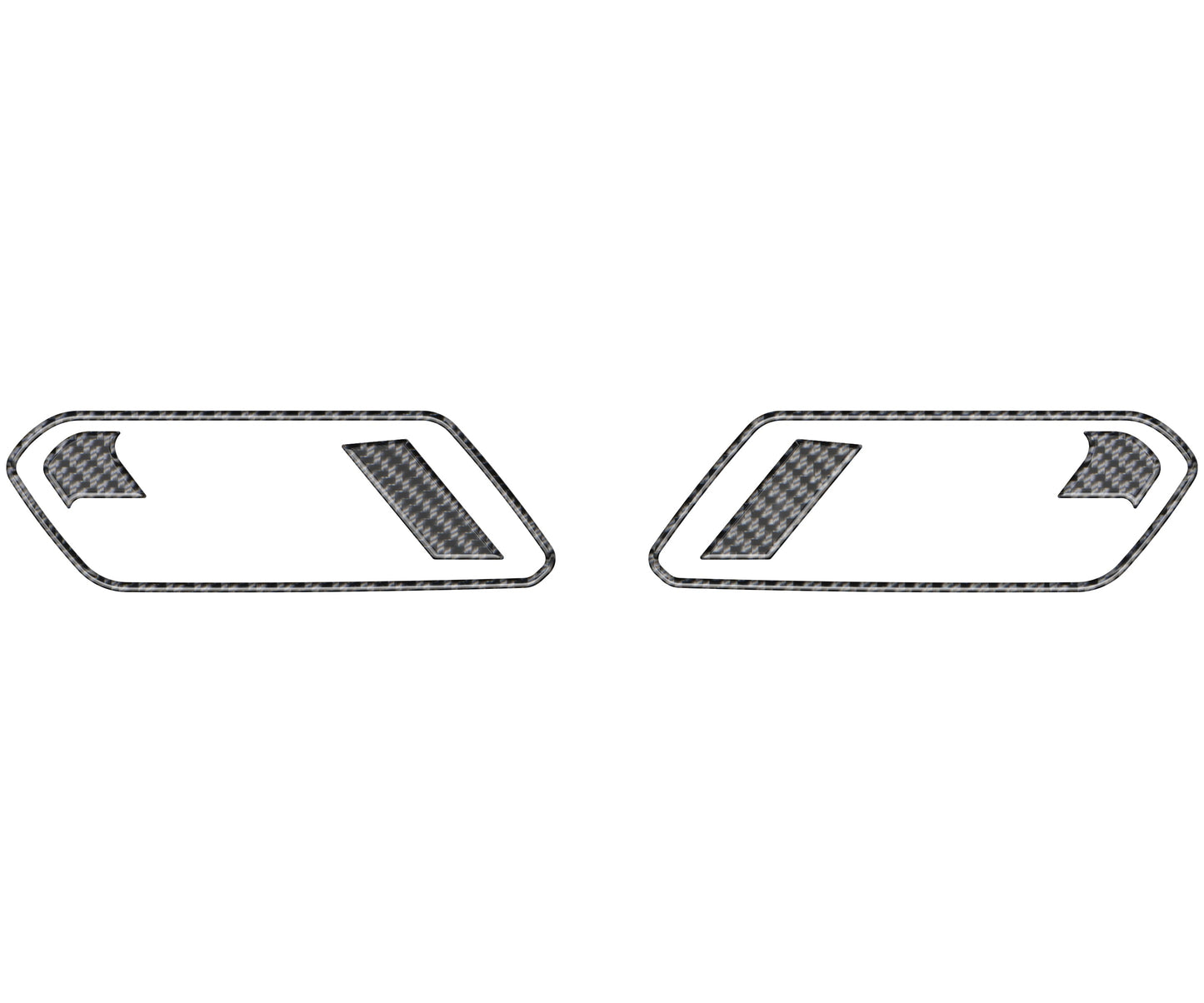 Door Handle Accent Trim Fits 2023-2026 Chevrolet Colorado & GMC Canyon by Tufskinz.com