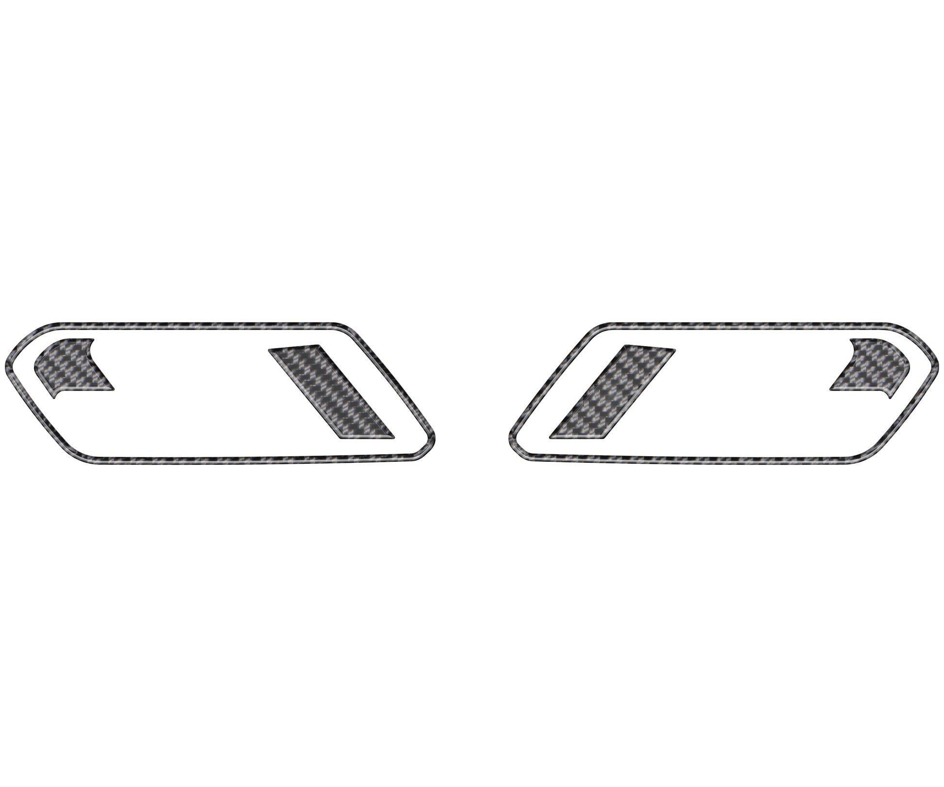 Door Handle Accent Trim Fits 2023-2026 Chevrolet Colorado & GMC Canyon by Tufskinz.com