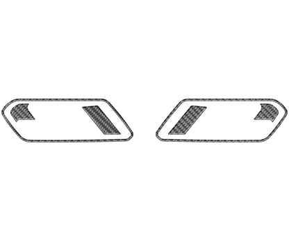 Door Handle Accent Trim Fits 2023-2026 Chevrolet Colorado & GMC Canyon by Tufskinz.com