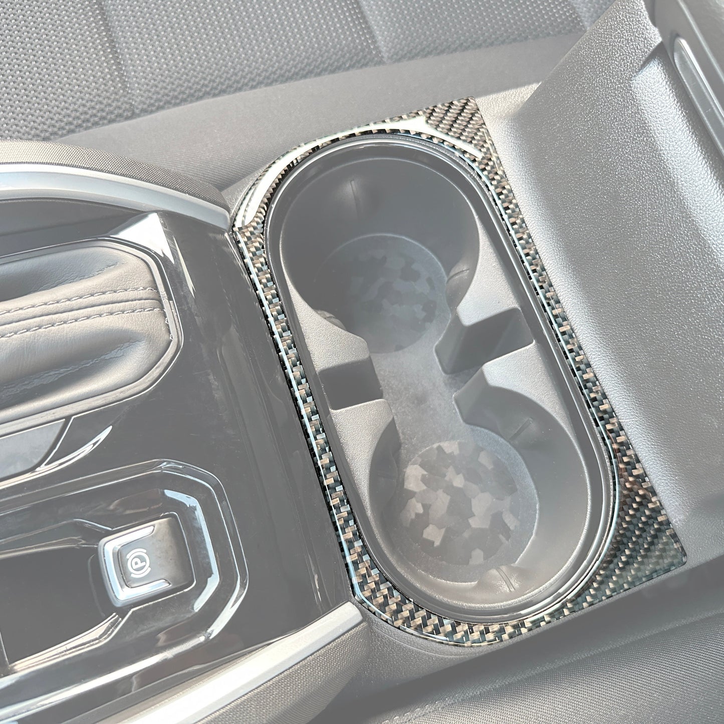 Center Console Cupholder Accent Trim Fits 2023-2026 Chevrolet Colorado & GMC Canyon by Tufskinz.com