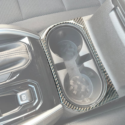 Center Console Cupholder Accent Trim Fits 2023-2026 Chevrolet Colorado & GMC Canyon by Tufskinz.com