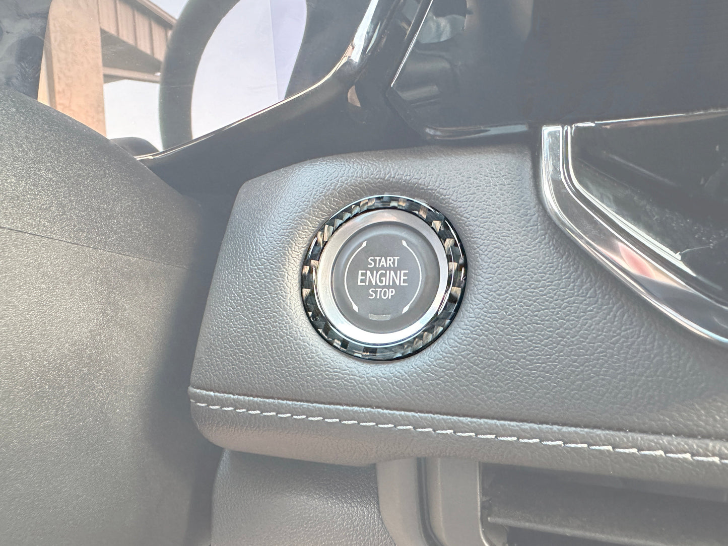 Push To Start Accent Trim Fits 2023-2026 Chevrolet Colorado & GMC Canyon by Tufskinz.com
