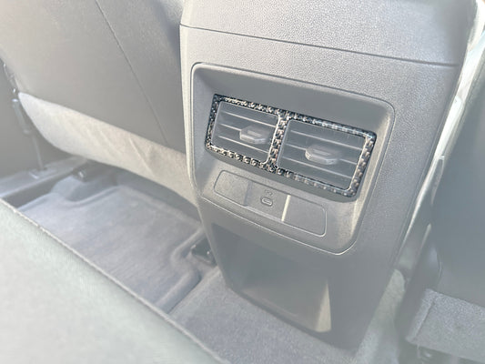 Rear A.C. Vent Accent Trim Fits 2023-2026 Chevrolet Colorado & GMC Canyon by Tufskinz.com