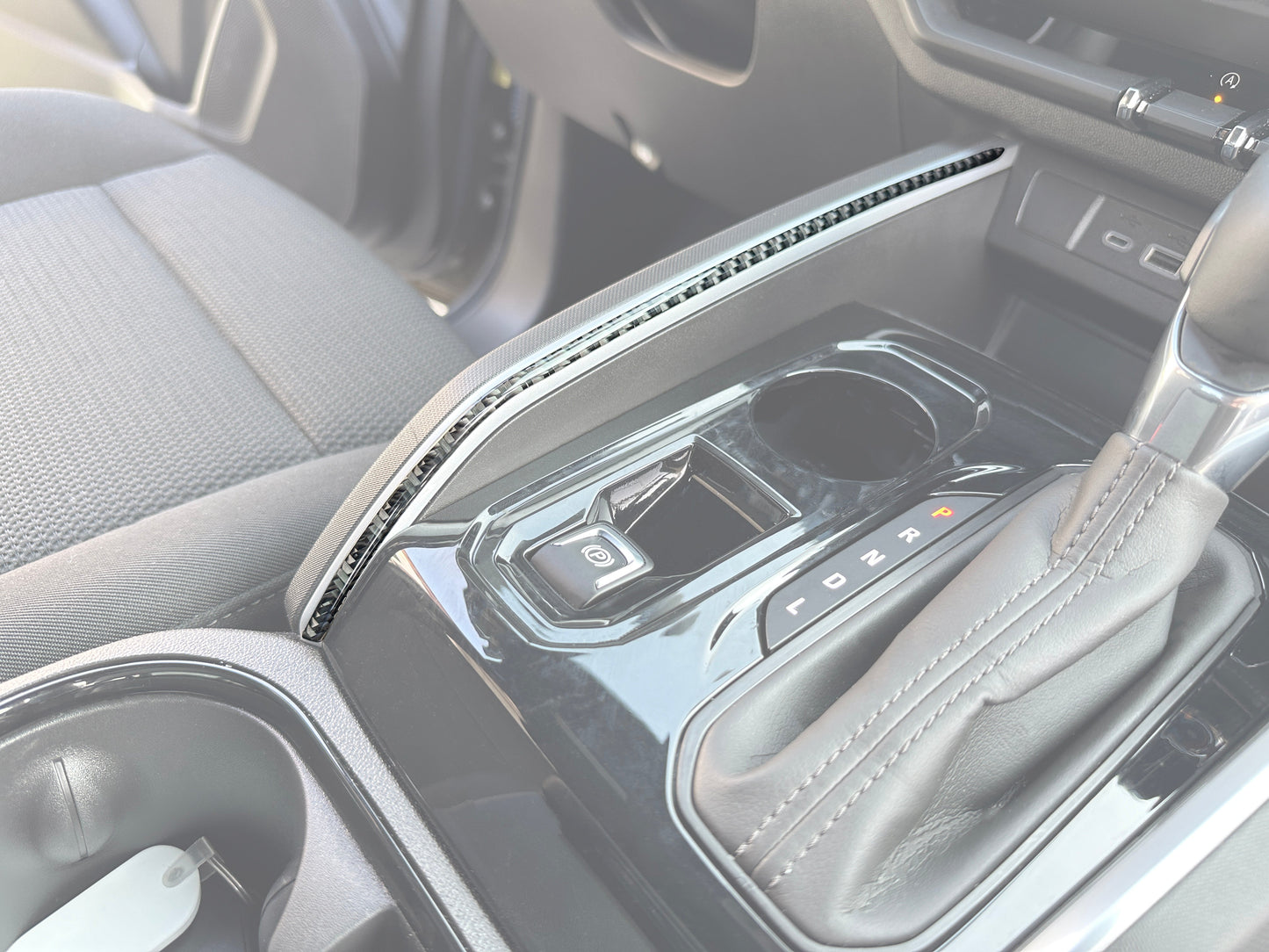 Center Console Line Accent Trim Fits 2023-2026 Chevrolet Colorado & GMC Canyon by Tufskinz.com