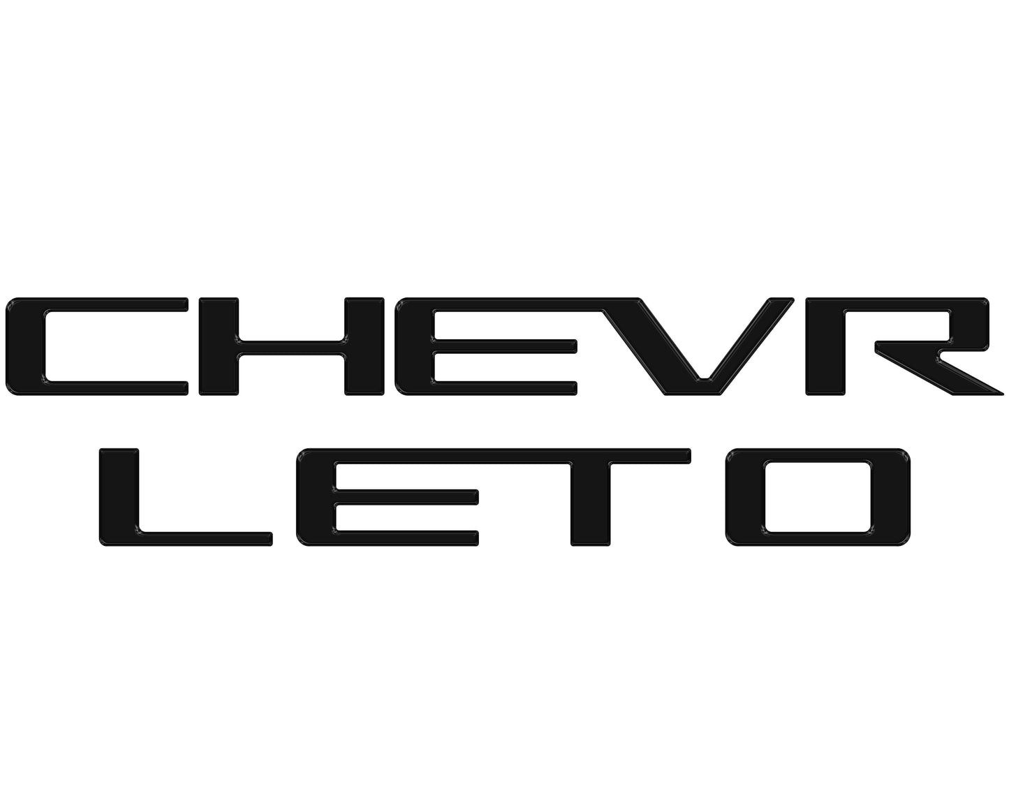 Tailgate Letter Inserts Fits 2023-2026 Chevrolet Colorado by Tufskinz.com