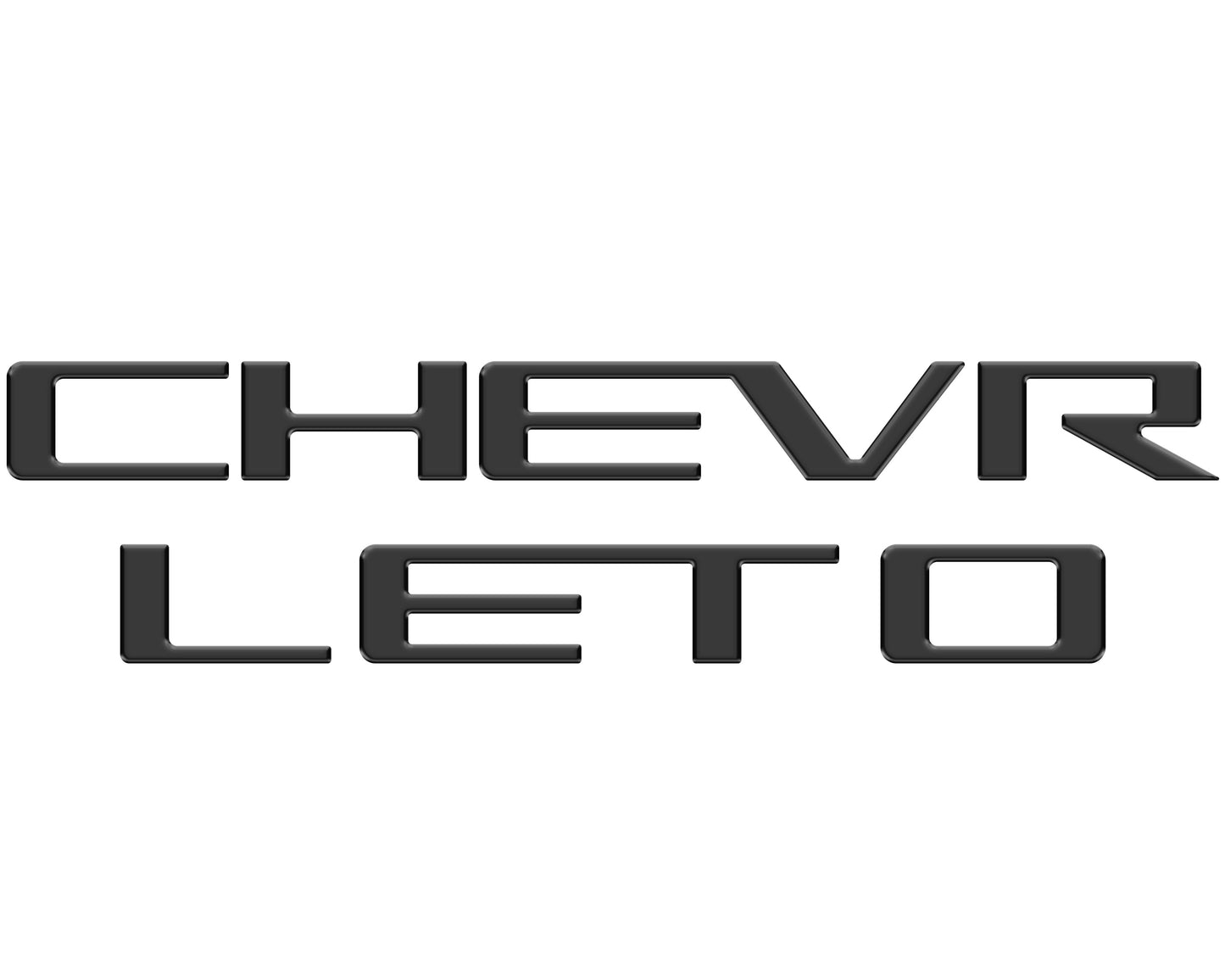 Tailgate Letter Inserts Fits 2023-2026 Chevrolet Colorado by Tufskinz.com