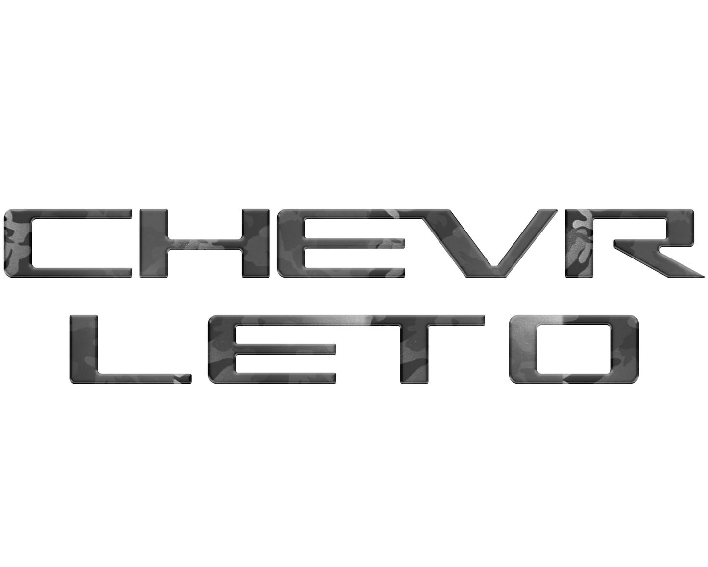 Tailgate Letter Inserts Fits 2023-2026 Chevrolet Colorado by Tufskinz.com