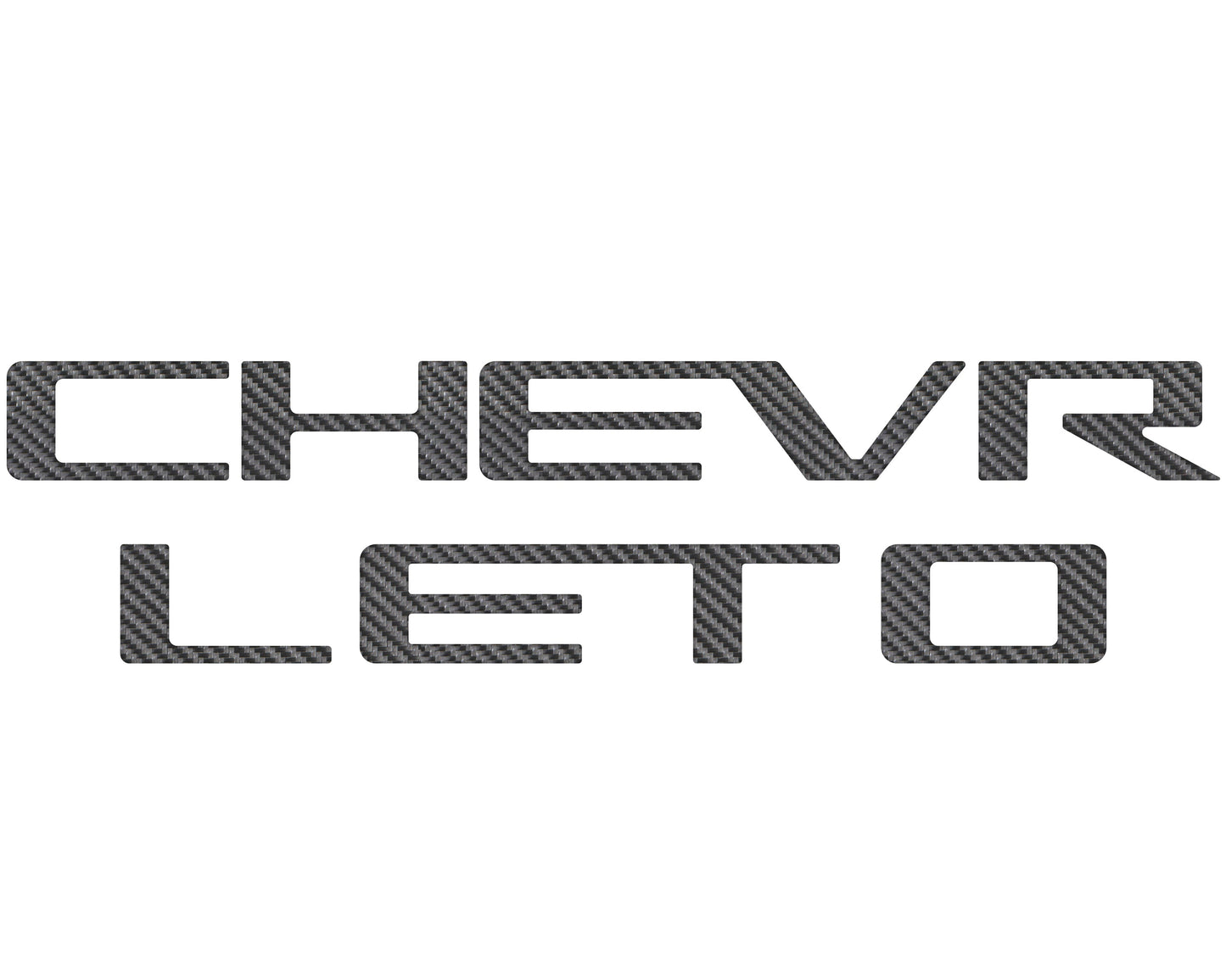 Tailgate Letter Inserts Fits 2023-2026 Chevrolet Colorado by Tufskinz.com