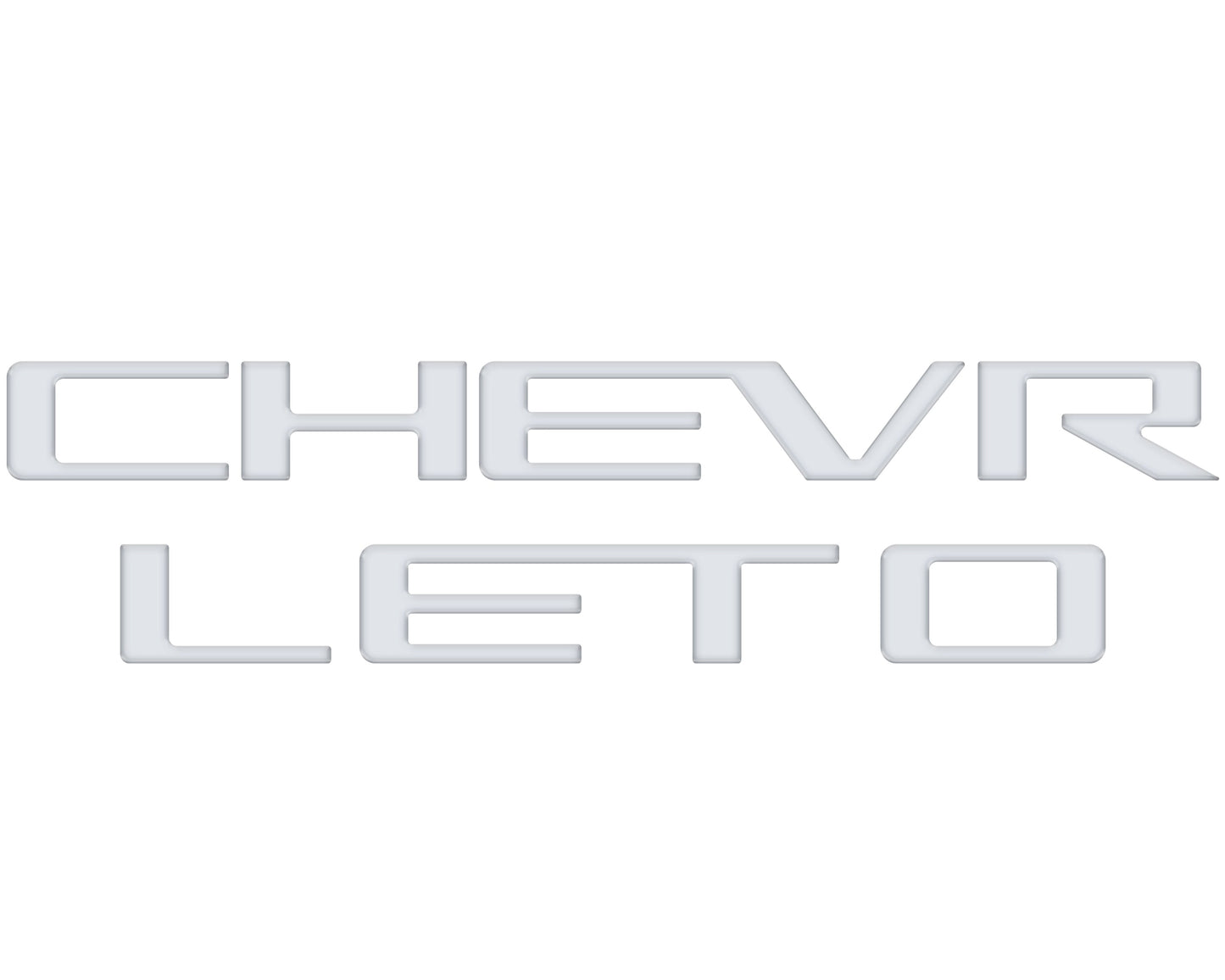 Tailgate Letter Inserts Fits 2023-2026 Chevrolet Colorado by Tufskinz.com