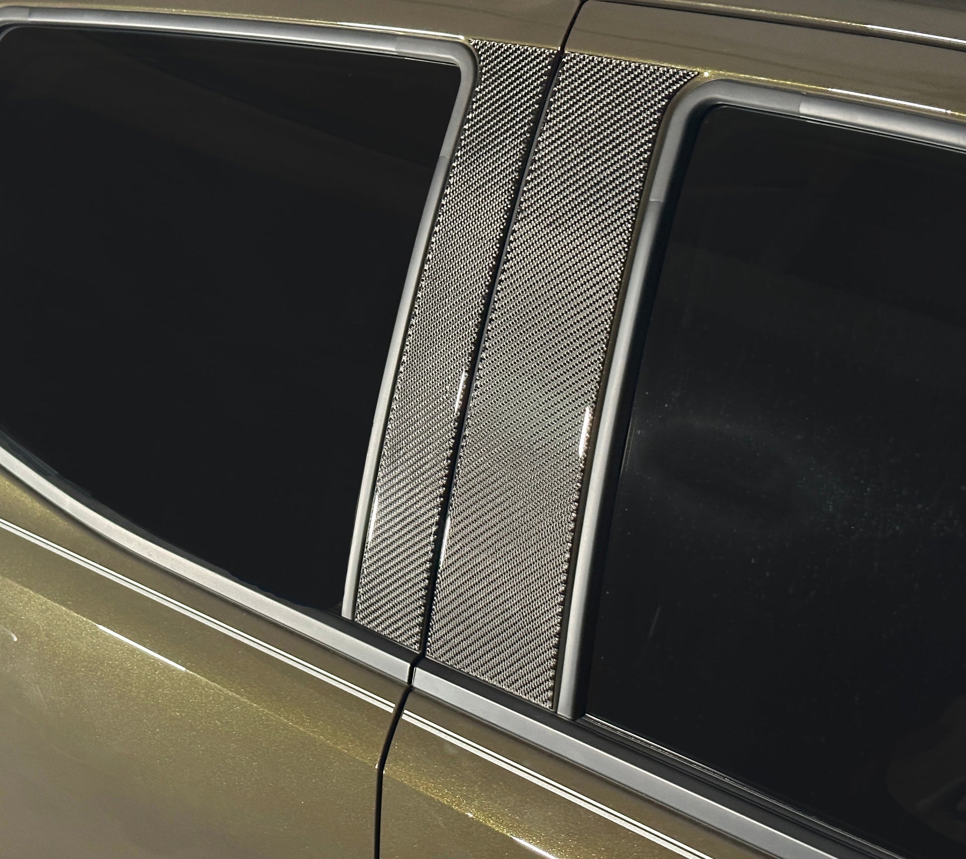 B Pillar Overlays Fits 2023-2026 Chevrolet Colorado & GMC Canyon by Tufskinz.com