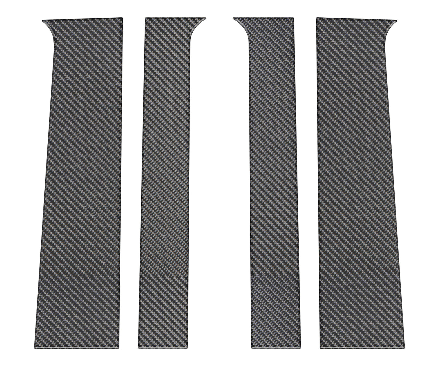 B Pillar Overlays Fits 2023-2026 Chevrolet Colorado & GMC Canyon by Tufskinz.com