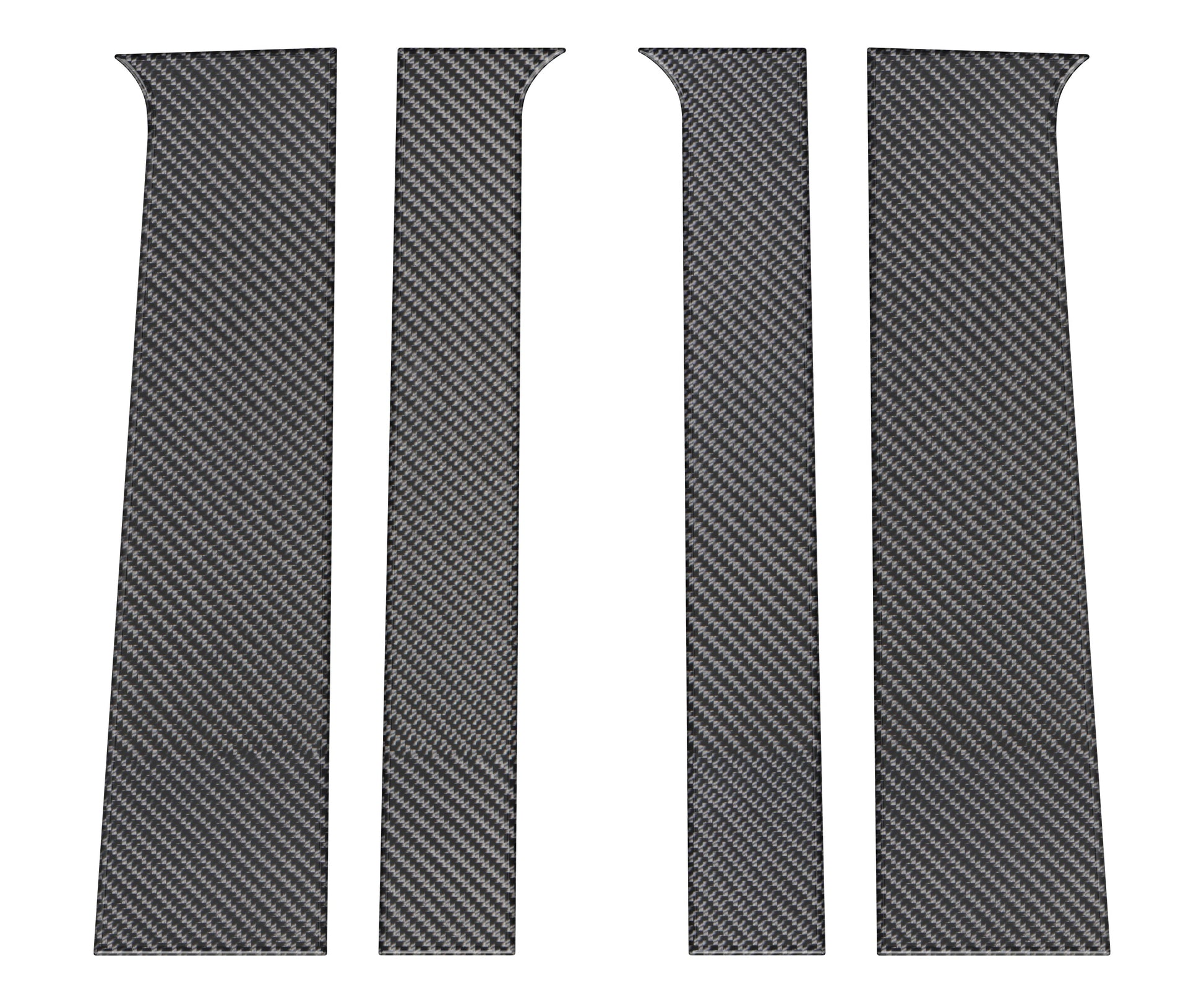 B Pillar Overlays Fits 2023-2026 Chevrolet Colorado & GMC Canyon by Tufskinz.com