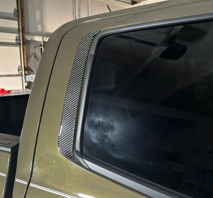 C Pillar Overlays Fits 2023-2026 Chevrolet Colorado & GMC Canyon by Tufskinz.com
