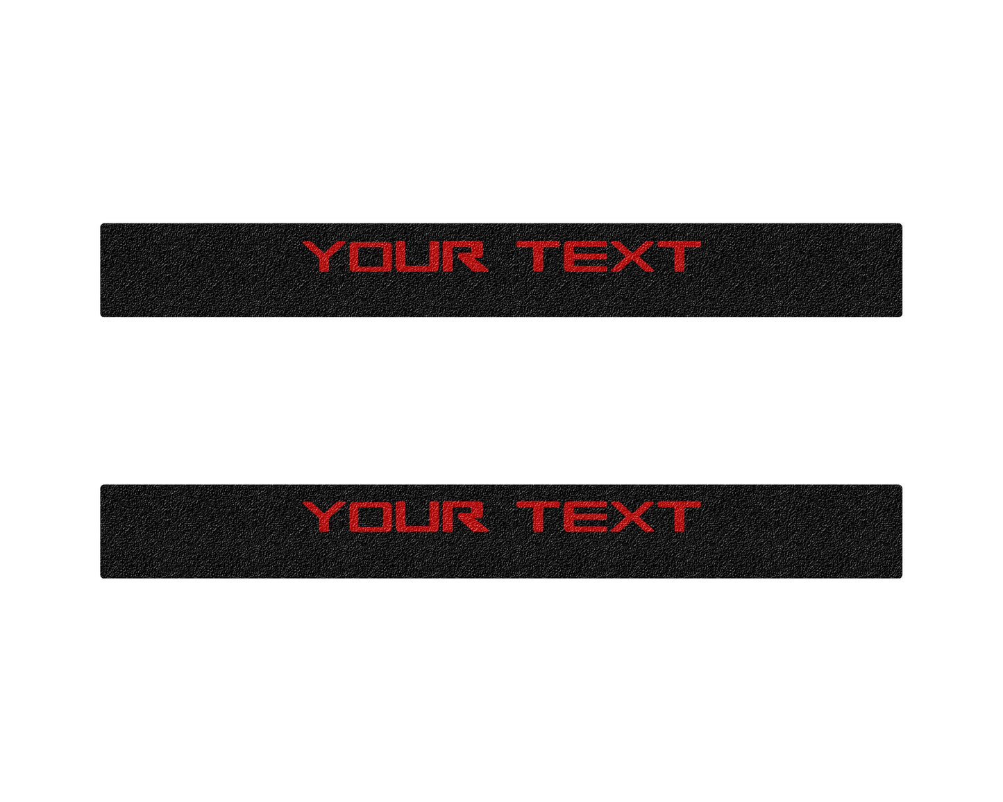 Door Sill Textured Overlays Fits 2023-2026 Chevrolet Colorado & GMC Canyon by Tufskinz.com
