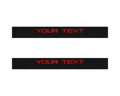 Door Sill Textured Overlays Fits 2023-2026 Chevrolet Colorado & GMC Canyon by Tufskinz.com
