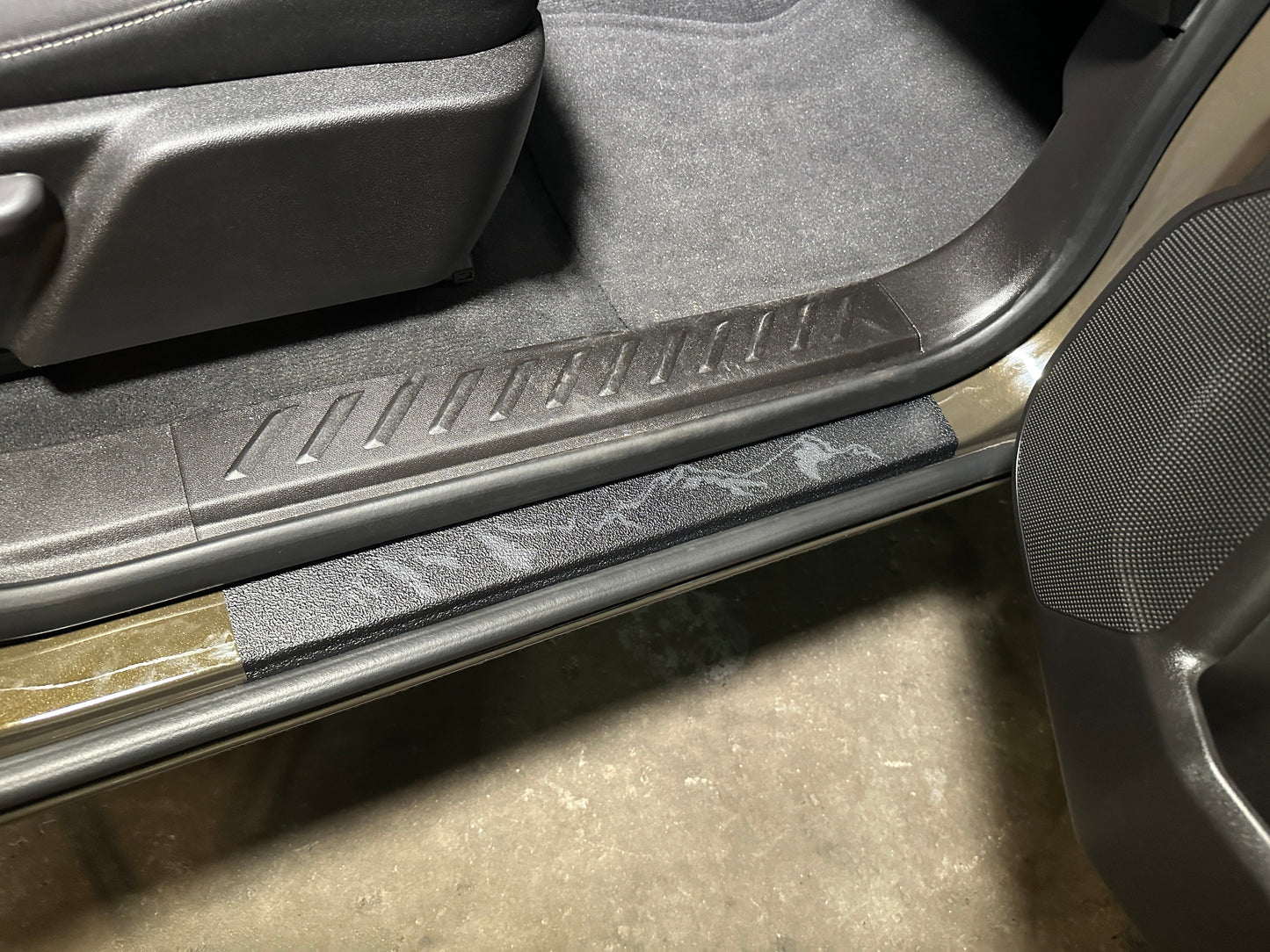 Door Sill Textured Overlays Fits 2023-2026 Chevrolet Colorado & GMC Canyon by Tufskinz.com