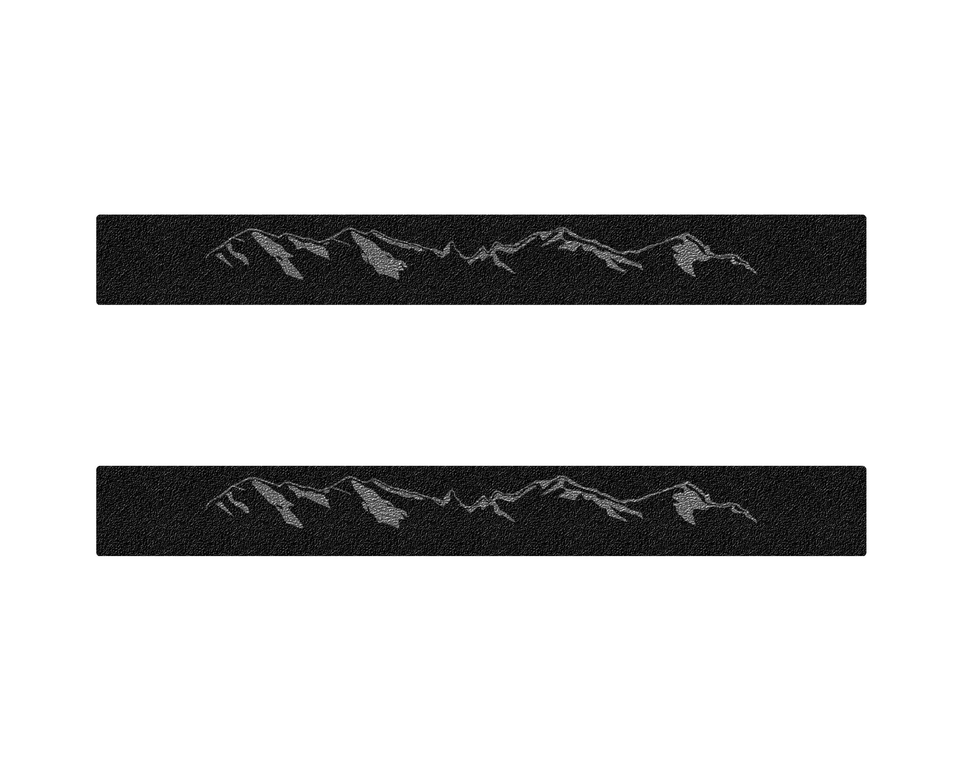 Door Sill Textured Overlays Fits 2023-2026 Chevrolet Colorado & GMC Canyon by Tufskinz.com