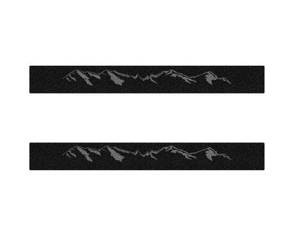 Door Sill Textured Overlays Fits 2023-2026 Chevrolet Colorado & GMC Canyon by Tufskinz.com
