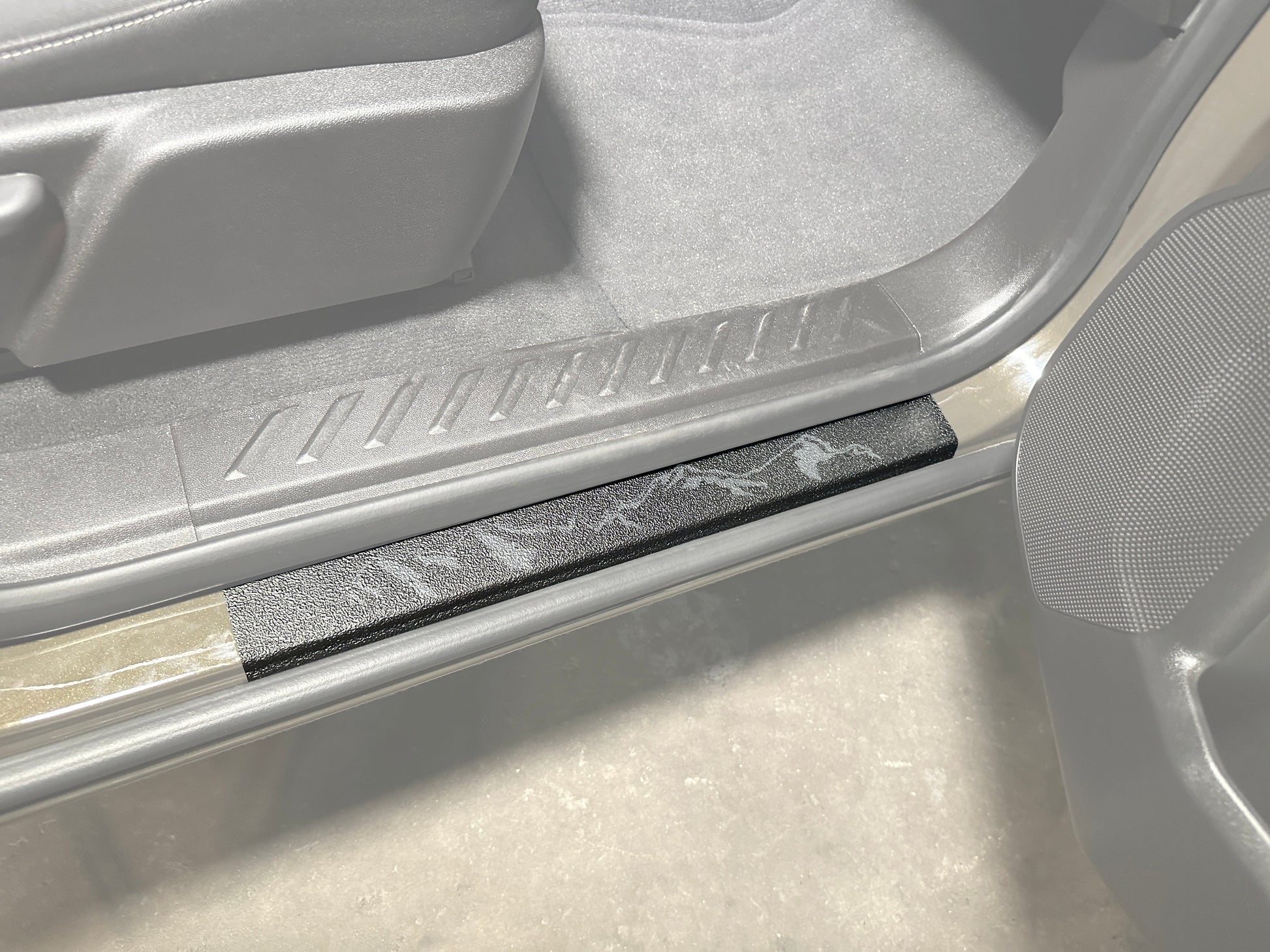 Door Sill Textured Overlays Fits 2023-2026 Chevrolet Colorado & GMC Canyon by Tufskinz.com