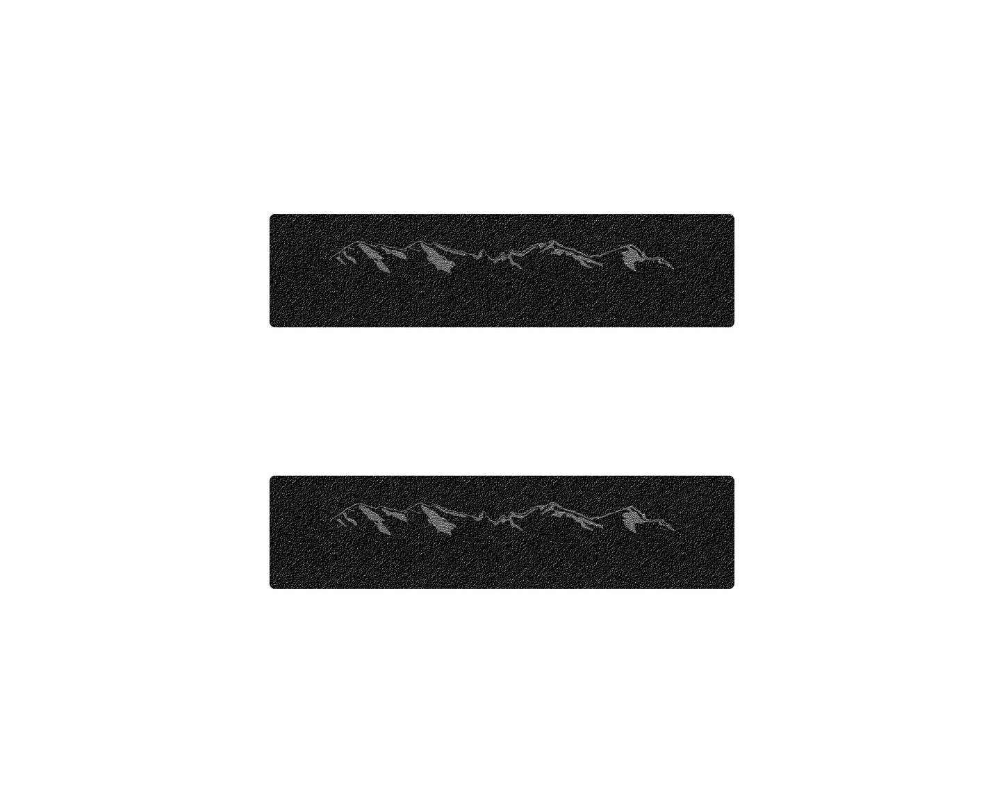 Door Sill Textured Overlays Fits 2023-2026 Chevrolet Colorado & GMC Canyon by Tufskinz.com