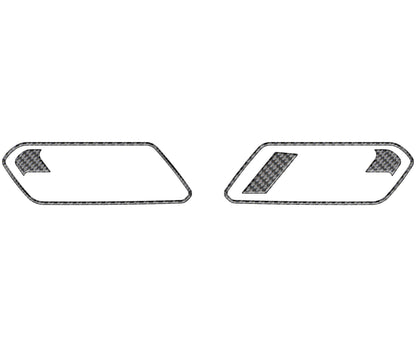 Door Handle Accent Trim Fits 2023-2026 Chevrolet Colorado & GMC Canyon by Tufskinz.com