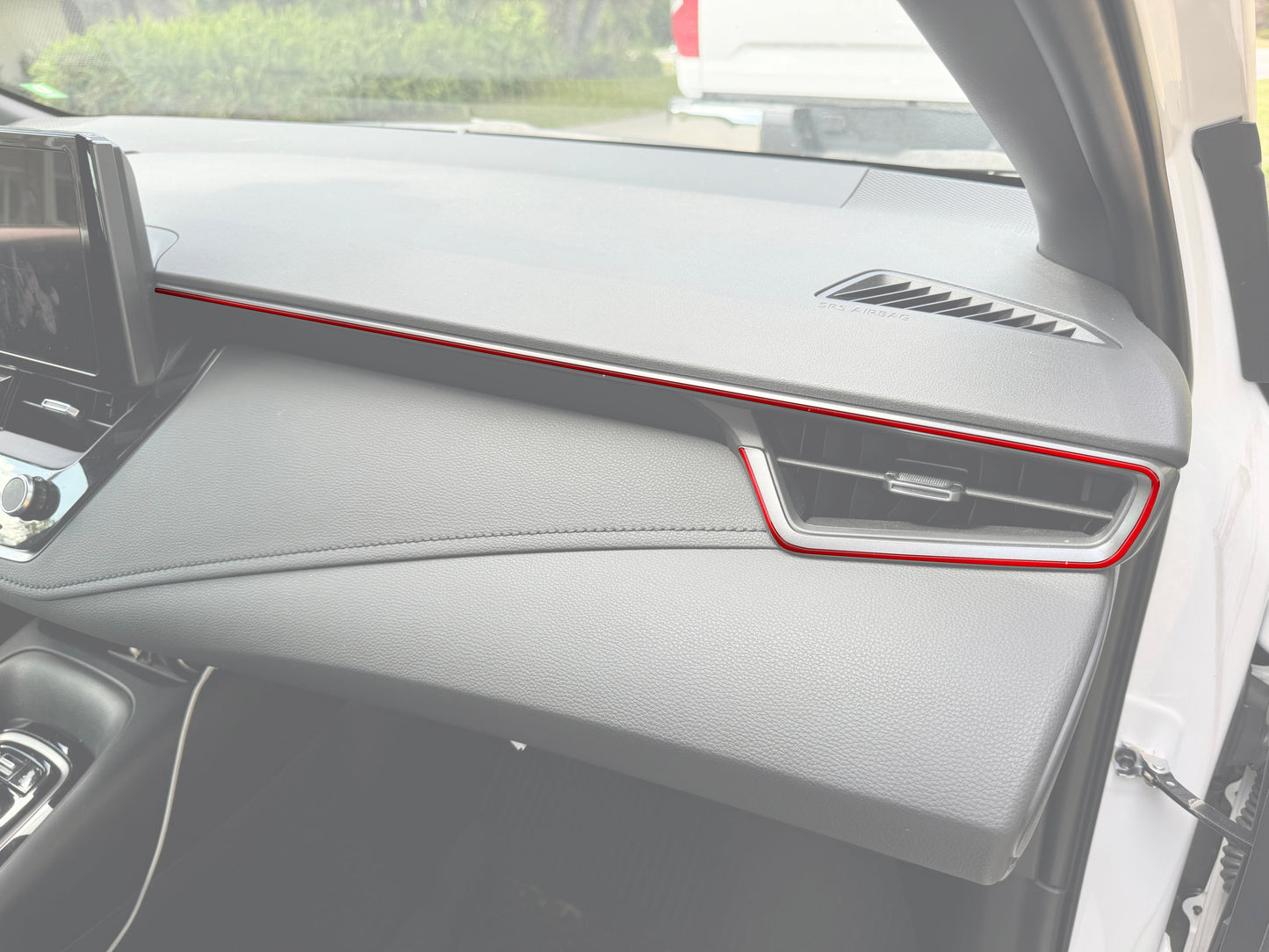 A/C Vent Line Accent Trim Fits 2023-2025 Toyota GR Corolla by Tufskinz.com