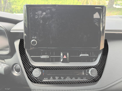 Climate Control Accent Trim Fits 2023-2024 Toyota GR Corolla by Tufskinz.com