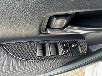 Door Switches Accent Trim Fits 2023-2025 Toyota GR Corolla by Tufskinz.com
