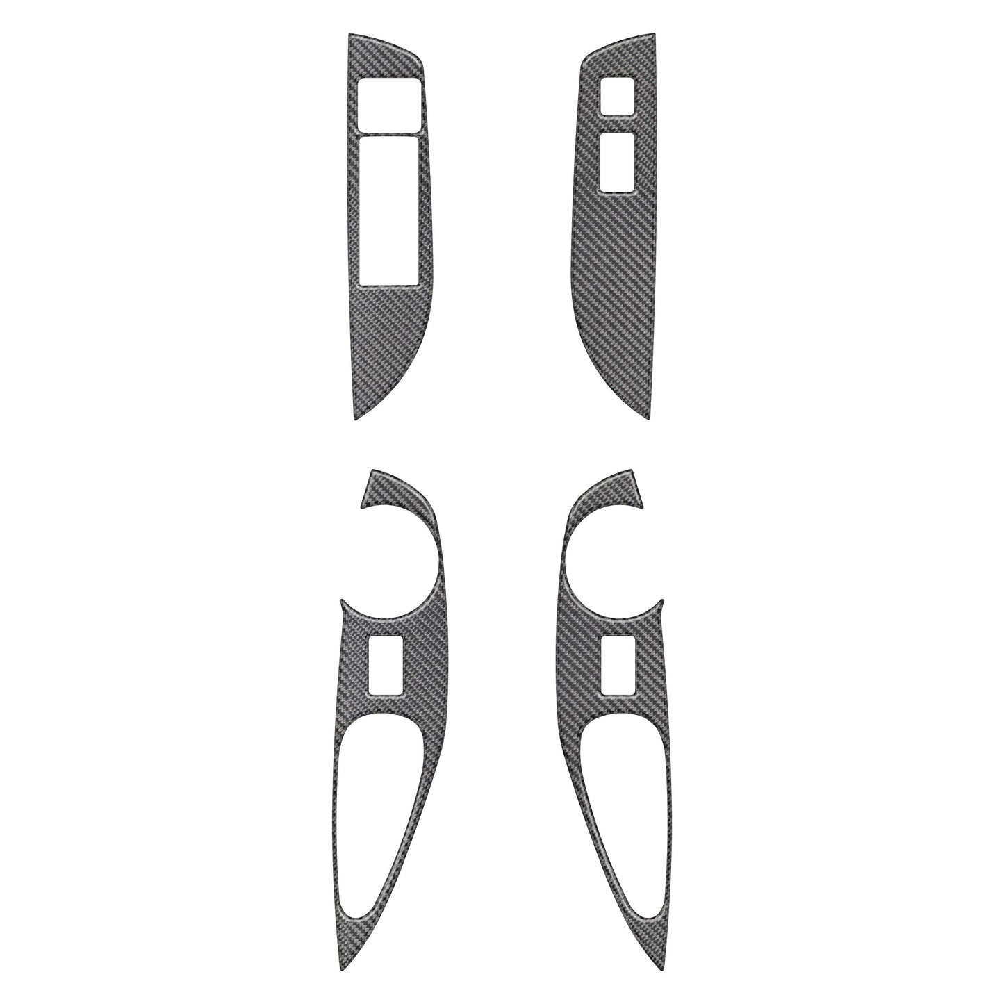 Door Switches Accent Trim Fits 2023-2025 Toyota GR Corolla by Tufskinz.com