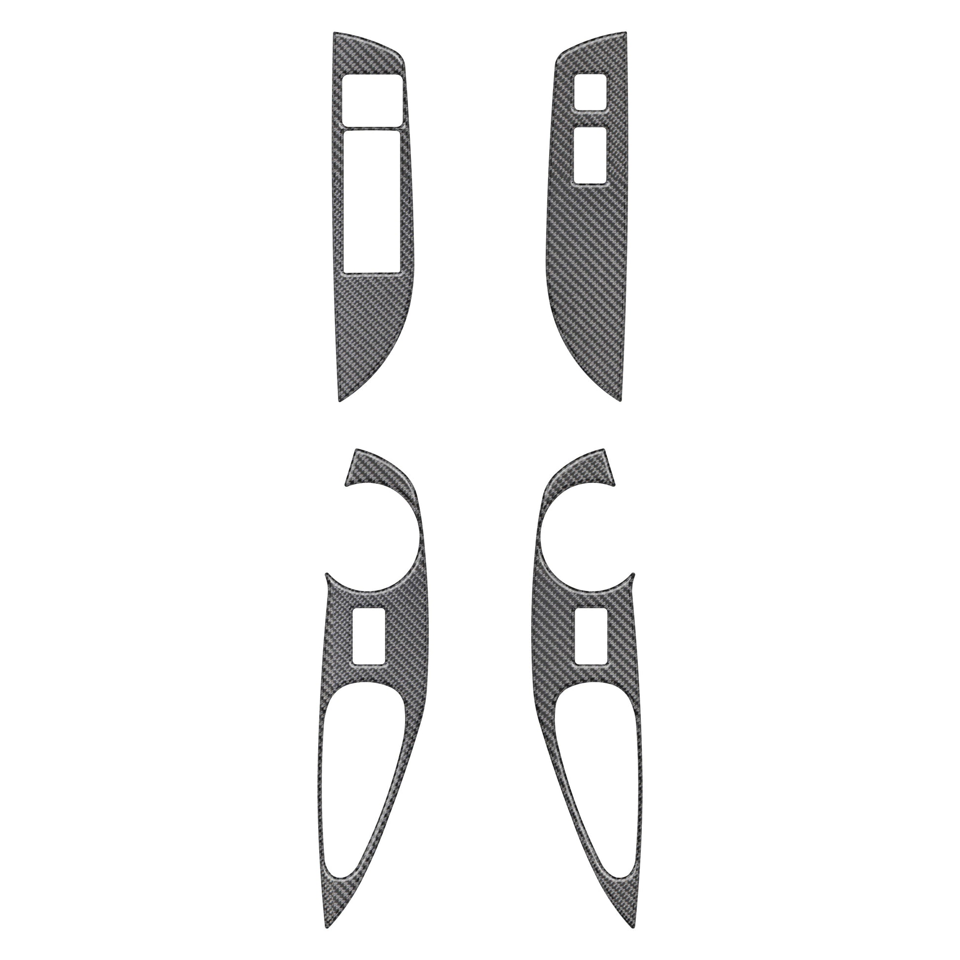 Door Switches Accent Trim Fits 2023-2025 Toyota GR Corolla by Tufskinz.com
