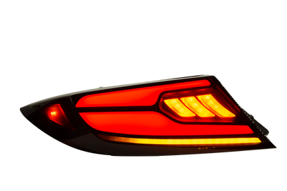OLM Raiden LED Taillights (Clear Lens/Red Bar) - 2022+ GR86 / BRZ by MYX Automotive