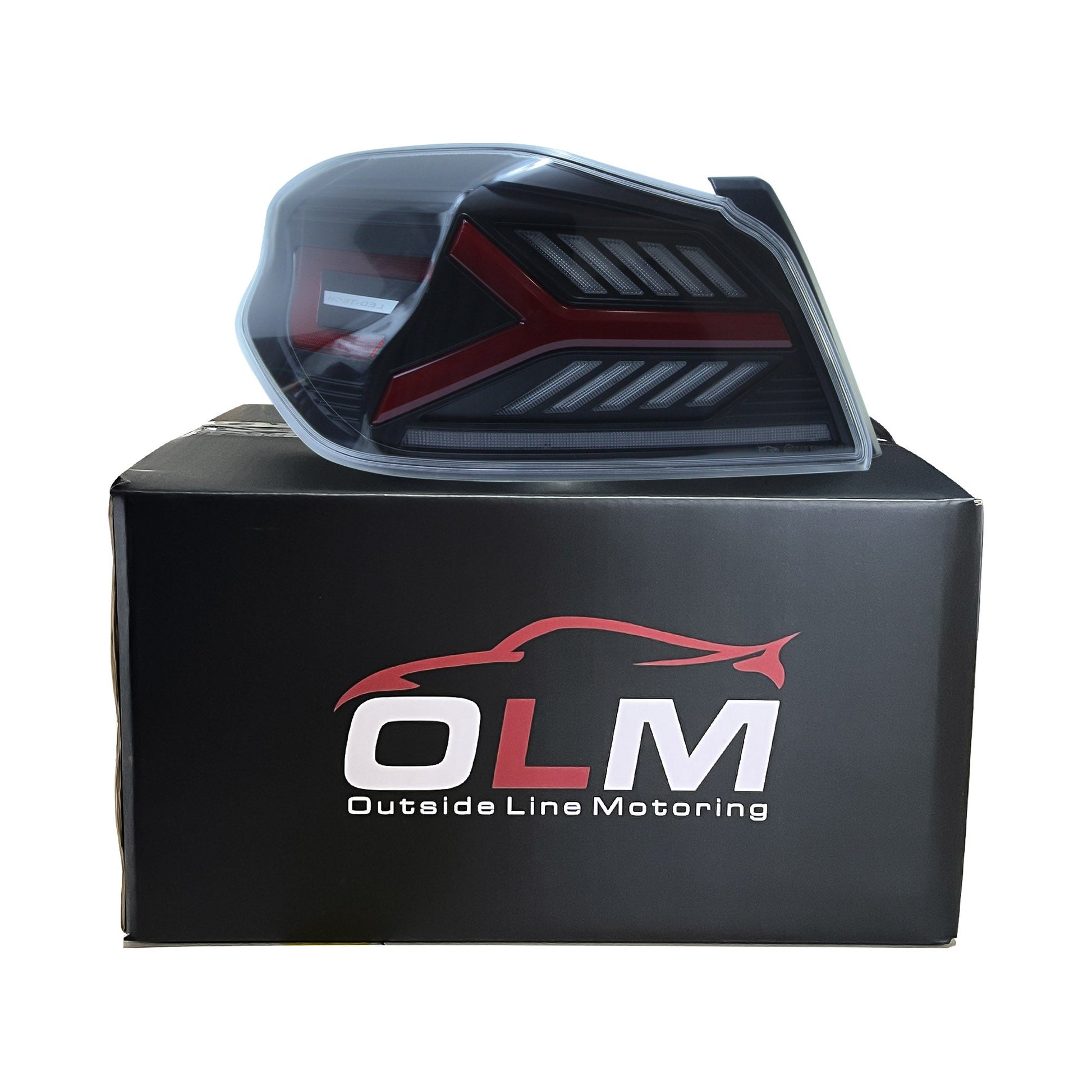 OLM Y-Spec LED Taillights (Clear Lens Red Optic) - 2015-2021 WRX / STI by MYX Automotive