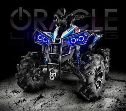 ORACLE Lighting 2007-2019 Can-Am Renegade LED Surface Mount Headlight Halo Kit by ORACLE Lighting