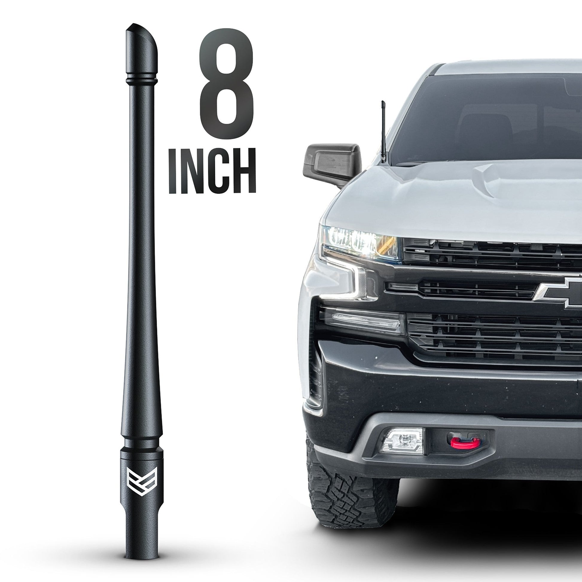 CHEVY & GMC TUFFLOCK® FLEXIBLE ANTENNA (8 INCH) by Ronin Factory