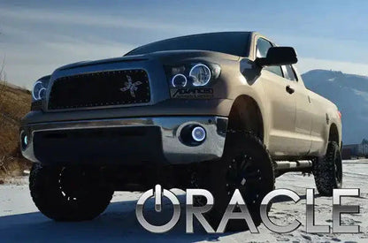 ORACLE Lighting 2007-2013 Toyota Tundra Pre-Assembled Halo Headlights - Black Housing by ORACLE Lighting