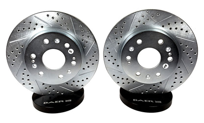 Baer Brakes Claw Performance Rotors, Rear by Baer Brake Systems