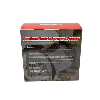 Cordless Electric Sprayer & Foamer by MaxshineUSA