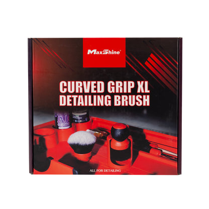 Curved Grip Extra Large Brush - Ultra Soft & Mixed Bristle by MaxshineUSA