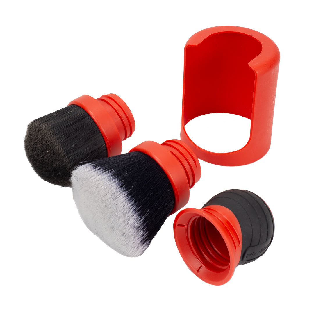 Curved Grip Extra Large Brush - Ultra Soft & Mixed Bristle by MaxshineUSA