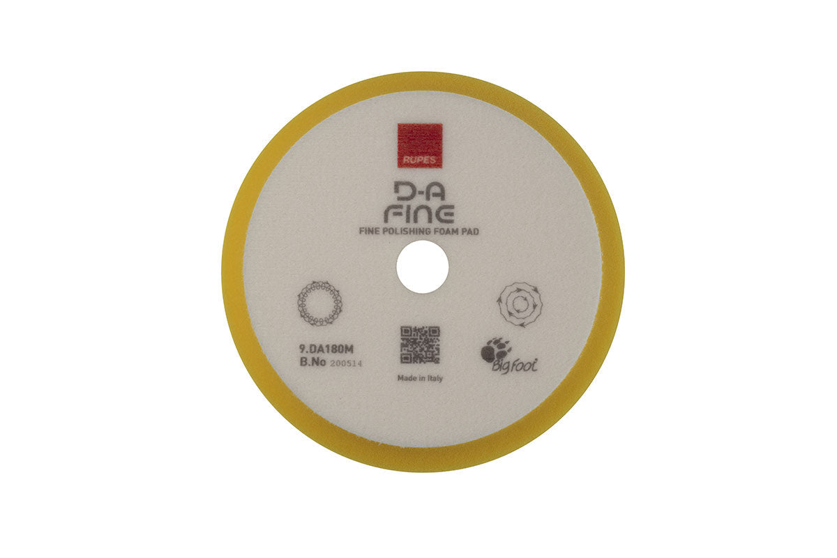 PAD, RUPES DA180M DA POLISH 7"YELW by Pal Automotive