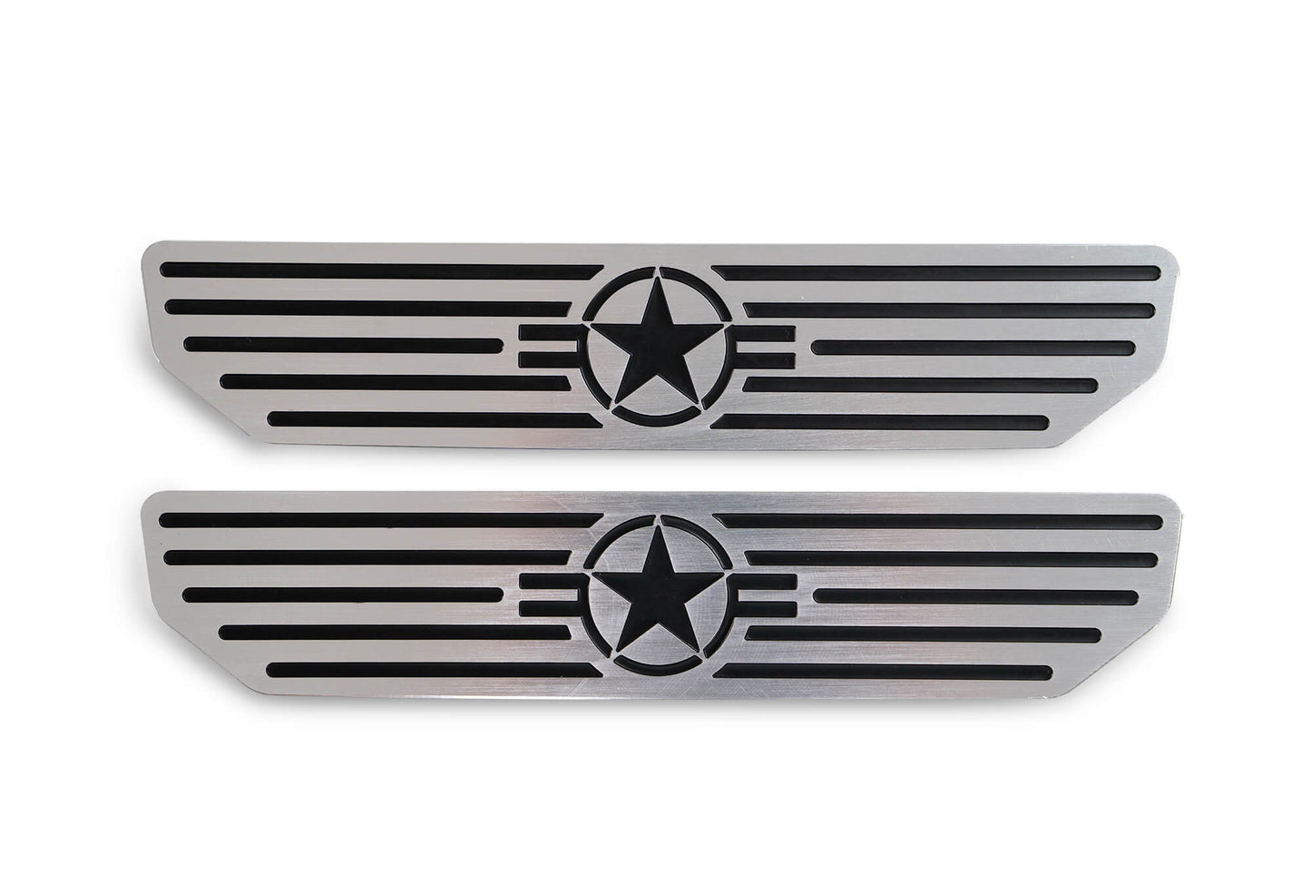 2018+ Jeep JL Rear Sill Plates with in.Since 1942 in. Logo by DV8 Offroad