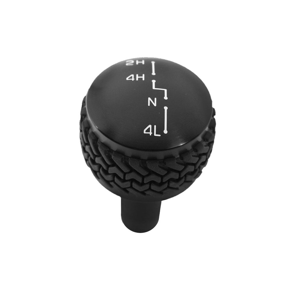 07-18 Jeep JK 4WD Shift Knob; Black by DV8 Offroad