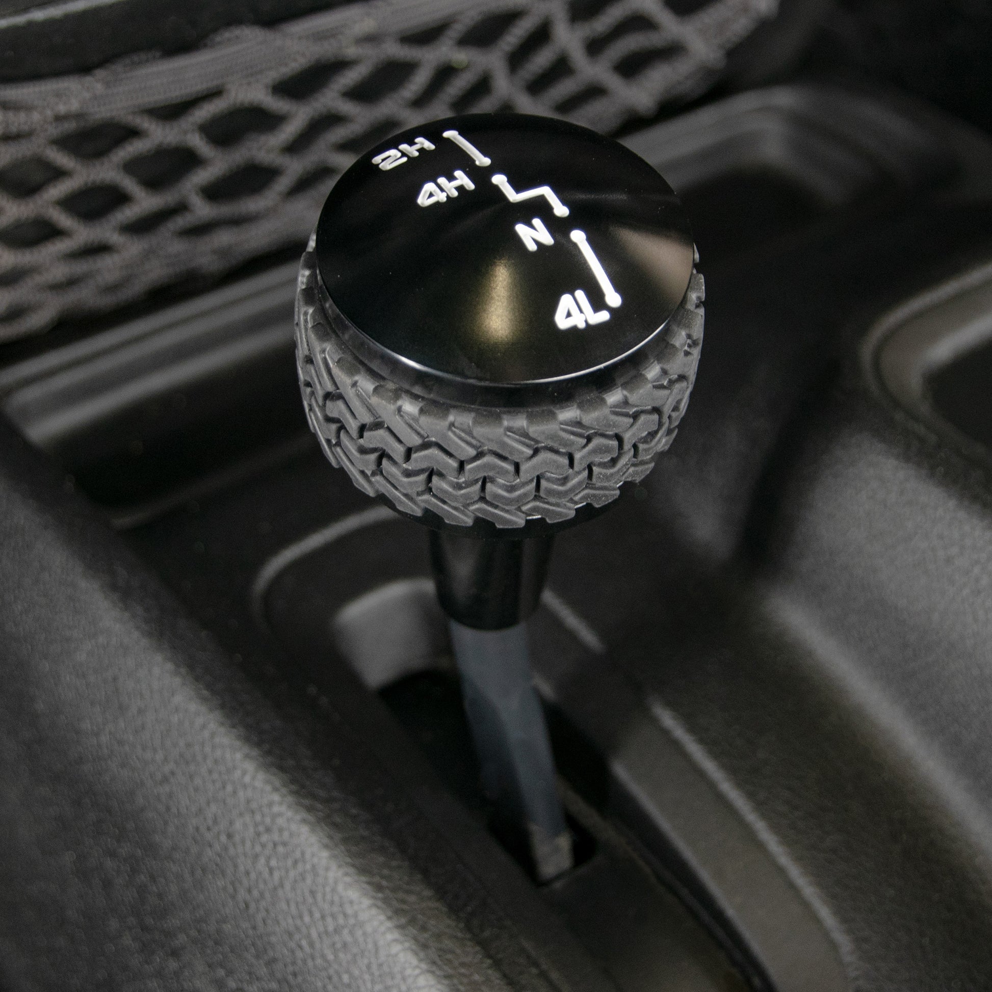 07-18 Jeep JK 4WD Shift Knob; Black by DV8 Offroad