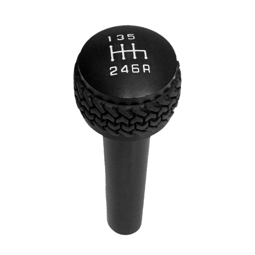 05-06 Jeep TJ/07-10 Jeep JK 6-Speed Shift Knob; Black by DV8 Offroad