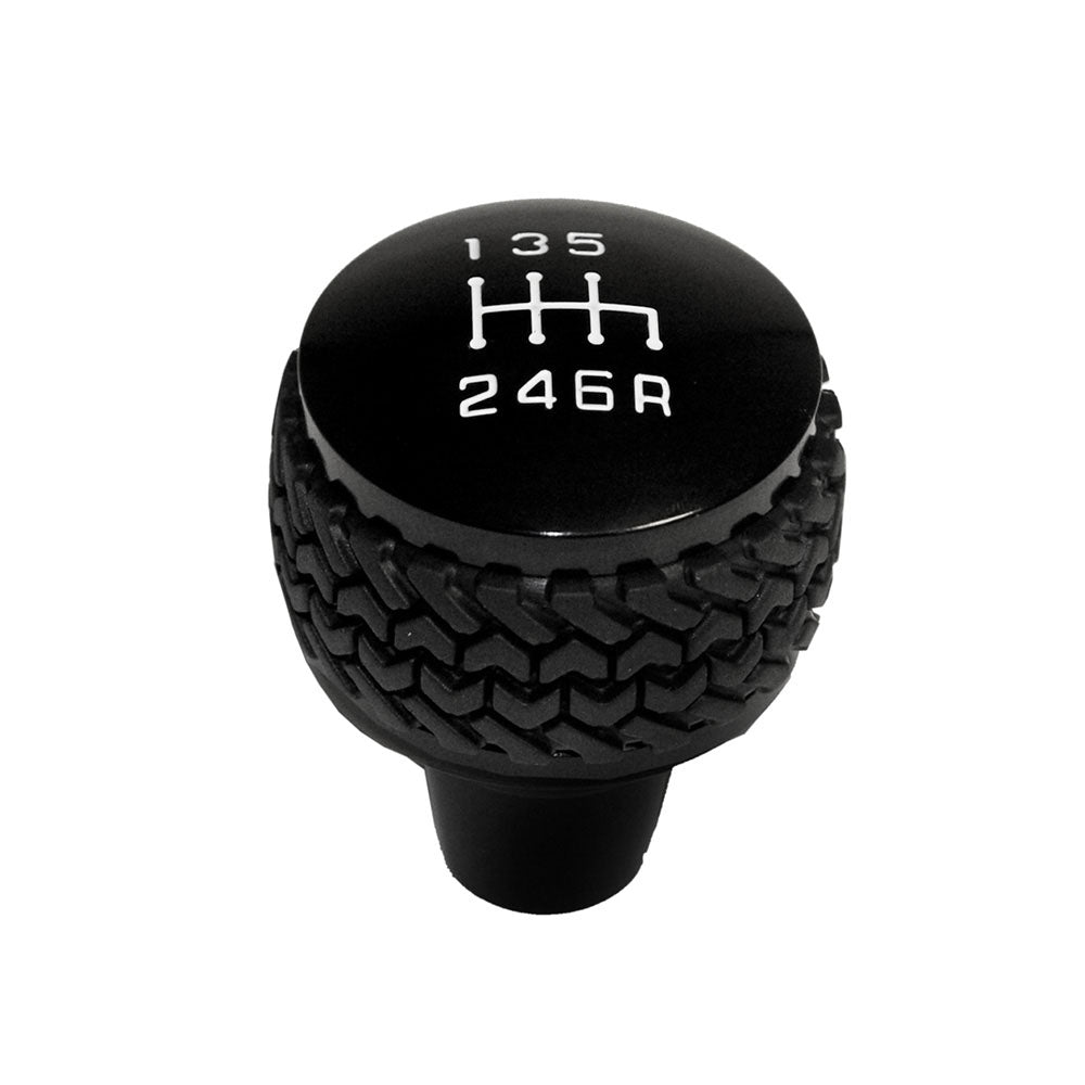11-18 Jeep JK 6-Speed Shift Knob; Black by DV8 Offroad