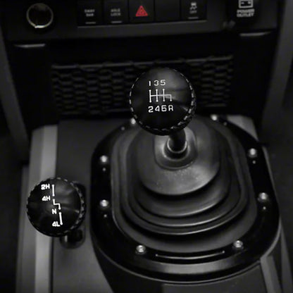 11-18 Jeep JK 6-Speed Shift Knob; Black by DV8 Offroad