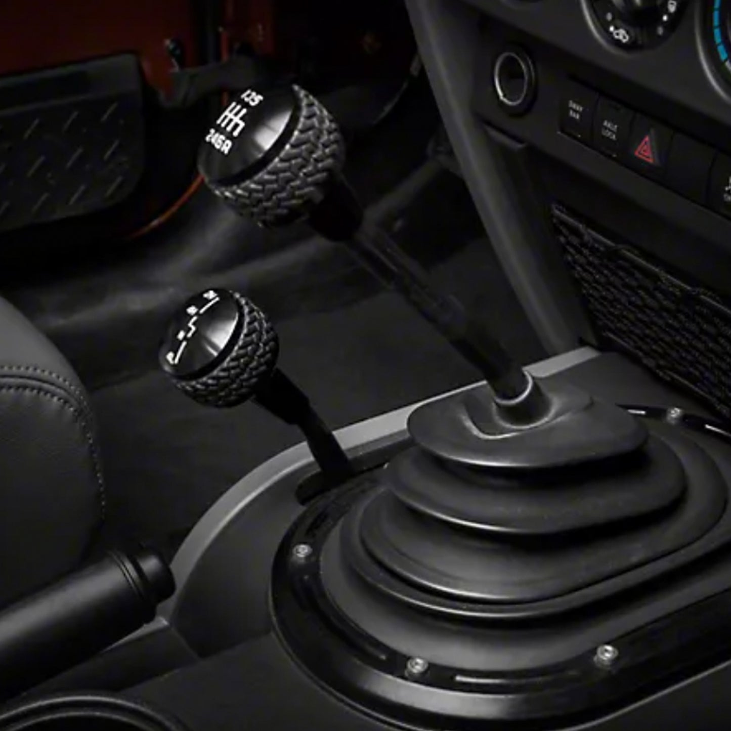 11-18 Jeep JK 6-Speed Shift Knob; Black by DV8 Offroad